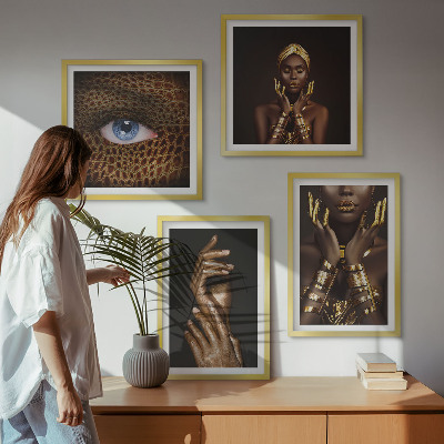 Pripravljena stenska galerija Umetniški portreti žensk