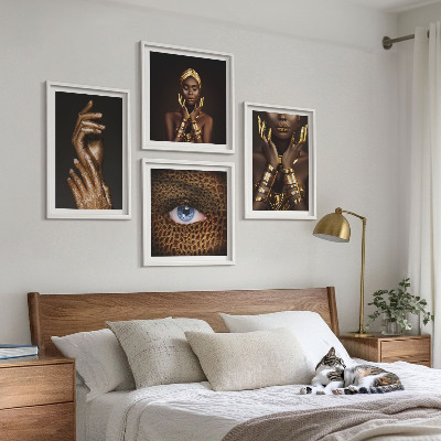 Pripravljena stenska galerija Umetniški portreti žensk