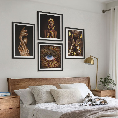 Pripravljena stenska galerija Umetniški portreti žensk