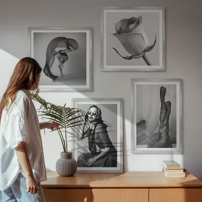 Pripravljena stenska galerija Elegantni portreti elegantnih žensk