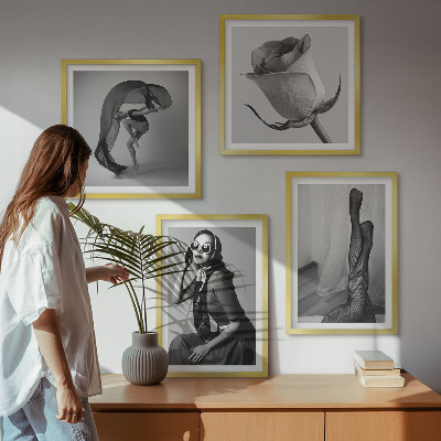 Pripravljena stenska galerija Elegantni portreti elegantnih žensk