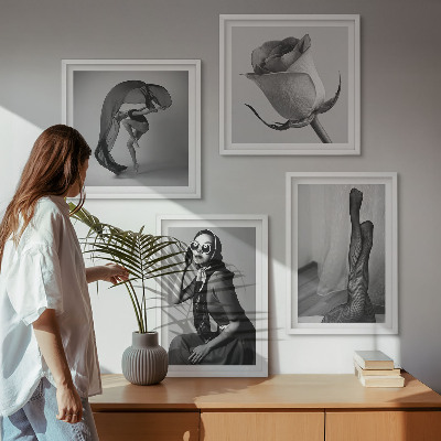 Pripravljena stenska galerija Elegantni portreti elegantnih žensk