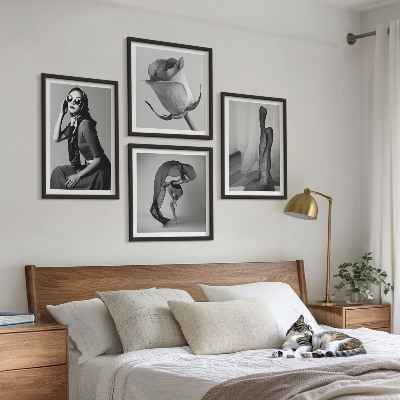 Pripravljena stenska galerija Elegantni portreti elegantnih žensk
