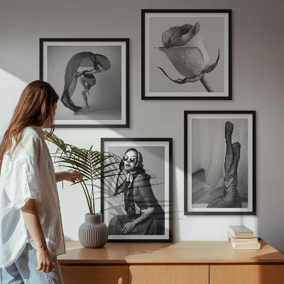 Pripravljena stenska galerija Elegantni portreti elegantnih žensk