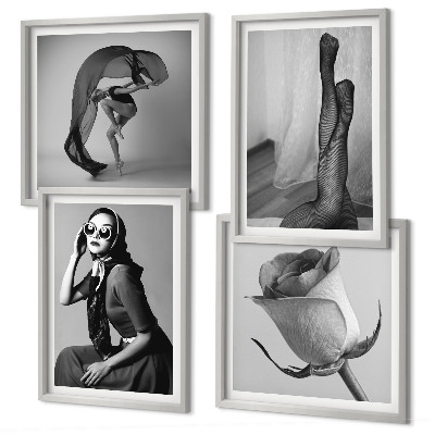 Pripravljena stenska galerija Elegantni portreti elegantnih žensk