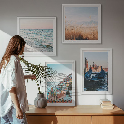 Pripravljena stenska galerija Pogled na morje v Benetkah