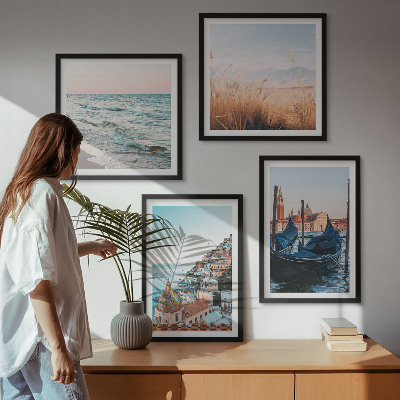 Pripravljena stenska galerija Pogled na morje v Benetkah
