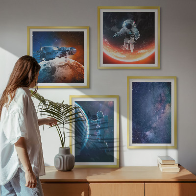 Komplet slik nad zofo Zvezde vesoljskih astronavtov