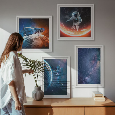 Komplet slik nad zofo Zvezde vesoljskih astronavtov