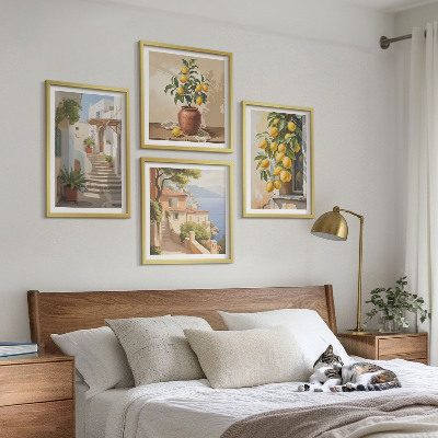 Pripravljena stenska galerija Limonske ulice, pogled na morje
