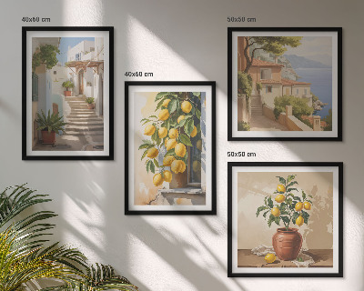 Pripravljena stenska galerija Limonske ulice, pogled na morje