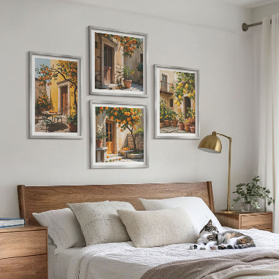 Set 4 slik v okvirju Agrumi na soncu