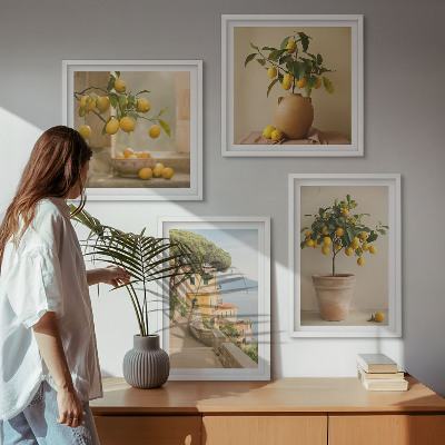 Pripravljena stenska galerija Limonovci v lončkih