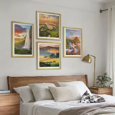 Komplet slik Italijanski sončni zahod nad zofo komplet slik za nad zofo