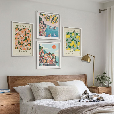 Pripravljena stenska galerija Agrumi italijanskih tropov