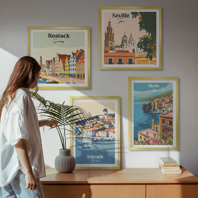Pripravljena stenska galerija Pokrajine evropskih mest