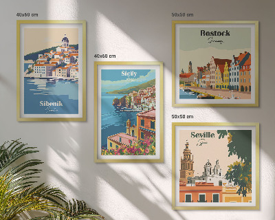 Pripravljena stenska galerija Pokrajine evropskih mest