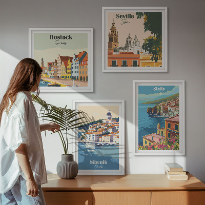 Pripravljena stenska galerija Pokrajine evropskih mest