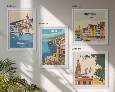 Pripravljena stenska galerija Pokrajine evropskih mest