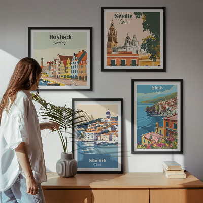 Pripravljena stenska galerija Pokrajine evropskih mest