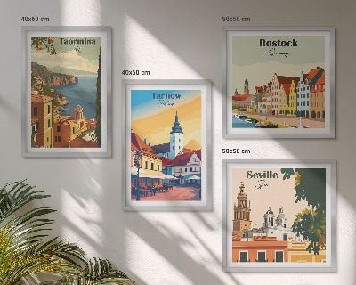 Pripravljena stenska galerija Arhitektura obalnih mest
