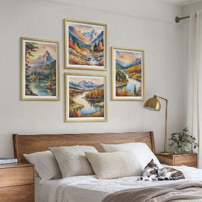 Komplet slik nad zofo Gorske pokrajine z reko