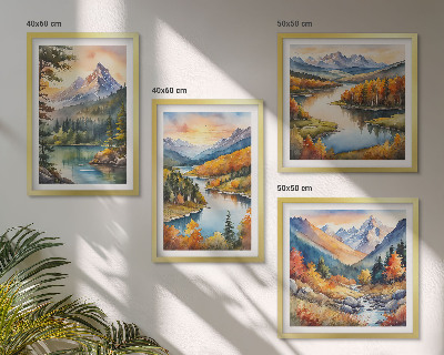 Komplet slik nad zofo Gorske pokrajine z reko