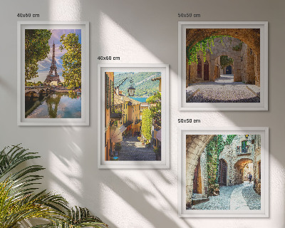 Pripravljena stenska galerija Arhitektura Eifflovih ulic