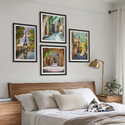 Pripravljena stenska galerija Arhitektura Eifflovih ulic