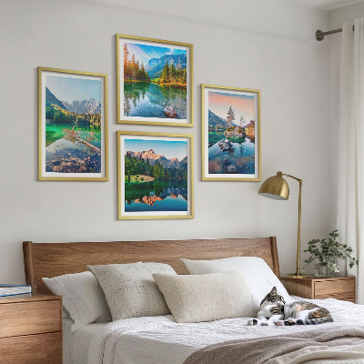 Komplet slik nad zofo Narava gorskih jezer