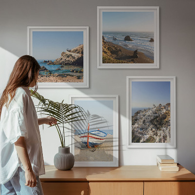 Pripravljena stenska galerija Razgledi na Grčijo, Lodž, hiše