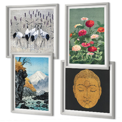 Pripravljena stenska galerija Japonska narava in japonski slog