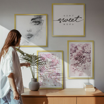 Pripravljena stenska galerija Portret ženske iz potonik za dom