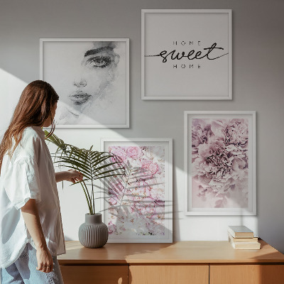 Pripravljena stenska galerija Portret ženske iz potonik za dom