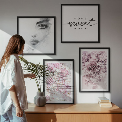 Pripravljena stenska galerija Portret ženske iz potonik za dom
