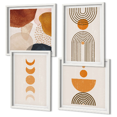 Pripravljena stenska galerija Minimalistične dekoracije v boho slogu