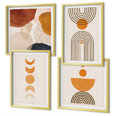 Pripravljena stenska galerija Minimalistične dekoracije v boho slogu