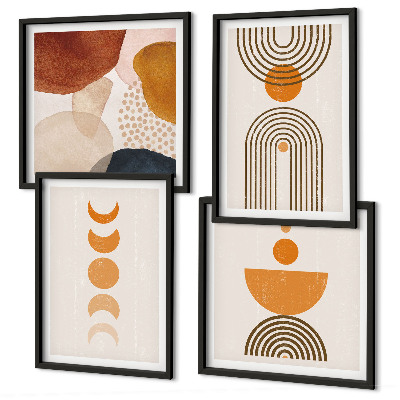 Pripravljena stenska galerija Minimalistične dekoracije v boho slogu