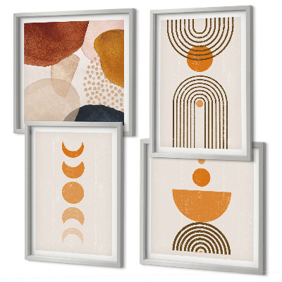 Pripravljena stenska galerija Minimalistične dekoracije v boho slogu