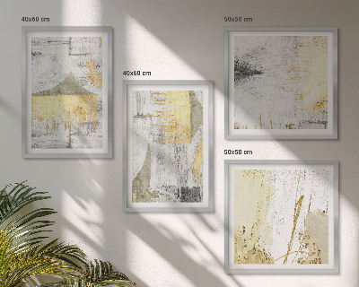 Pripravljena stenska galerija Abstraktni minimalistični vzorci