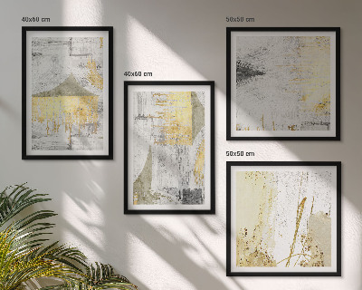 Pripravljena stenska galerija Abstraktni minimalistični vzorci