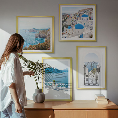 Pripravljena stenska galerija Morska arhitektura Grčije