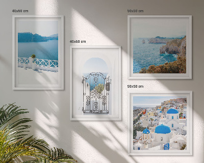 Pripravljena stenska galerija Morska arhitektura Grčije