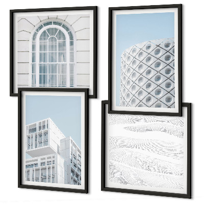 Pripravljena stenska galerija Geometrija sodobne arhitekture