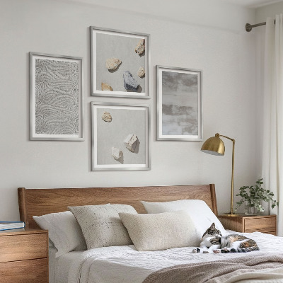 Pripravljena stenska galerija Moderne minimalistične teksture