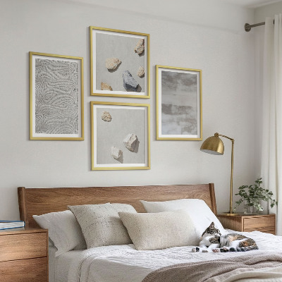 Pripravljena stenska galerija Moderne minimalistične teksture