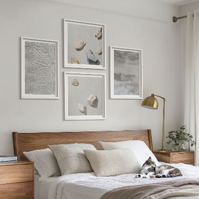 Pripravljena stenska galerija Moderne minimalistične teksture
