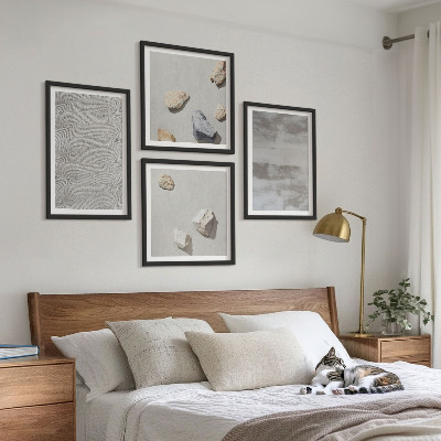 Pripravljena stenska galerija Moderne minimalistične teksture