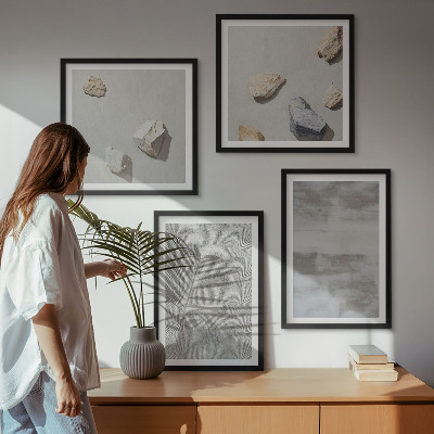 Pripravljena stenska galerija Moderne minimalistične teksture