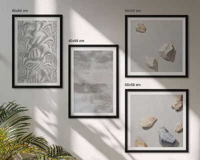 Pripravljena stenska galerija Moderne minimalistične teksture